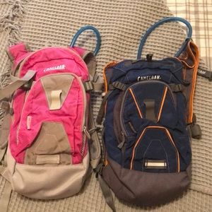 One boy and one girl kids Camelbacks